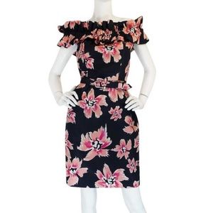 Christian Dior Paris Silk Cocktail Dress